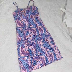 LILLY PULITZER Coastal Blue Shelli Sun Dress / Size 0